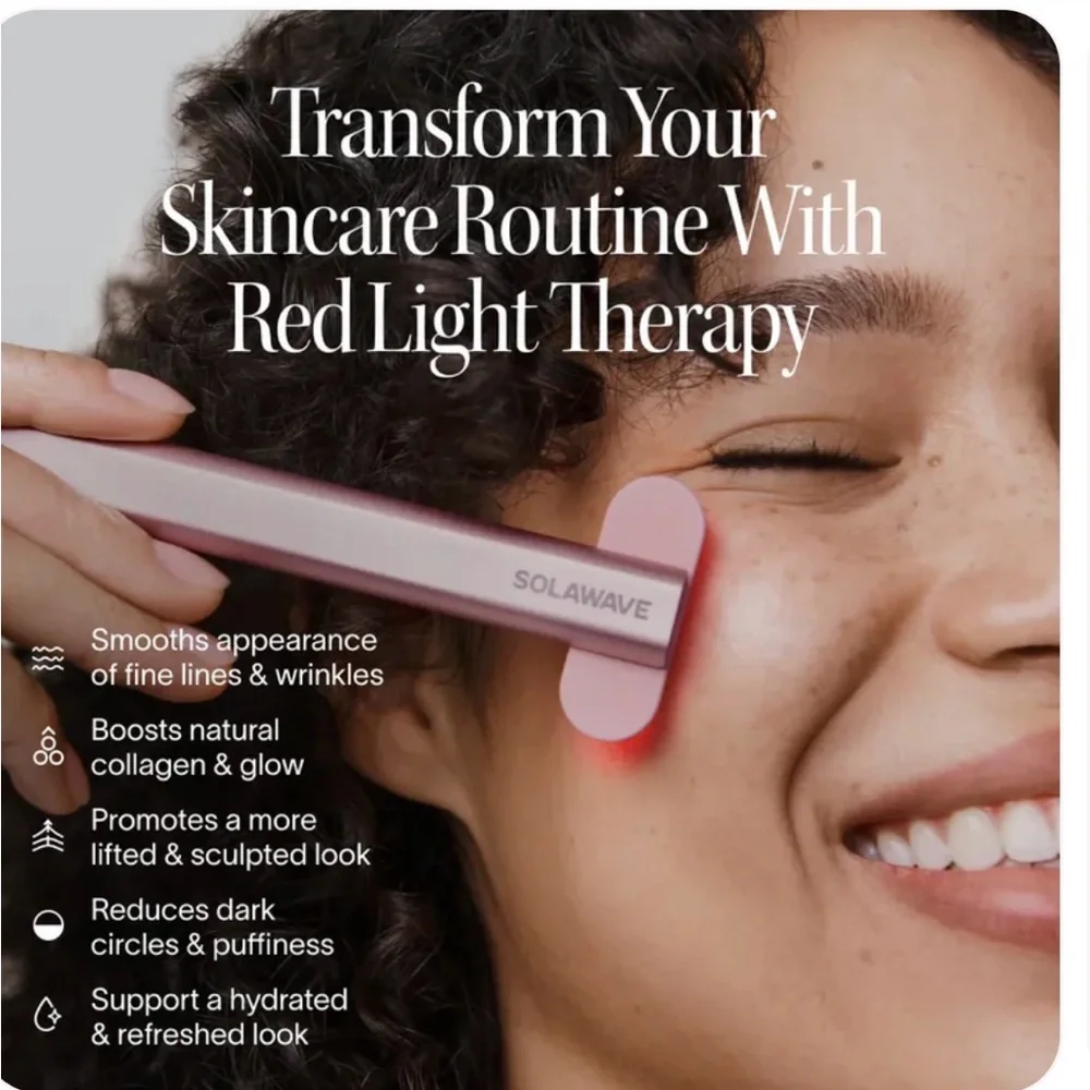 NIB Solawave Red Light Therapy Wand with Serum - Picture 6 of 14
